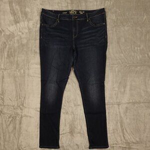 Buckle Black jeans skinny men's 36x32 Fit. No 76 dark blue semi stretchy